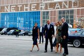 Letizia, Felipe VI, rei Guilherme e Máxima