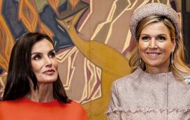 Polémica revelada. Rainha Máxima dos Países Baixos vira costas a Letizia durante visita oficial