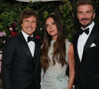 Tom Cruise foi a alma da festa de Victoria Beckham mas ignorou totalmente a filha Suri, que fez 18 anos