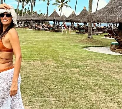 “Elas são super próximas”: Kika e a mãe, Maria Cerqueira Gomes, de férias na Bahia