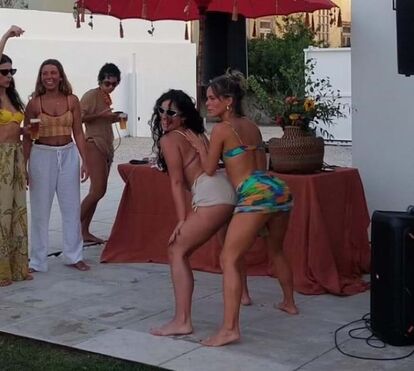 Tudo assumido! Inês Aires Pereira dá festão na piscina de casa... e o novo namorado não faltou!