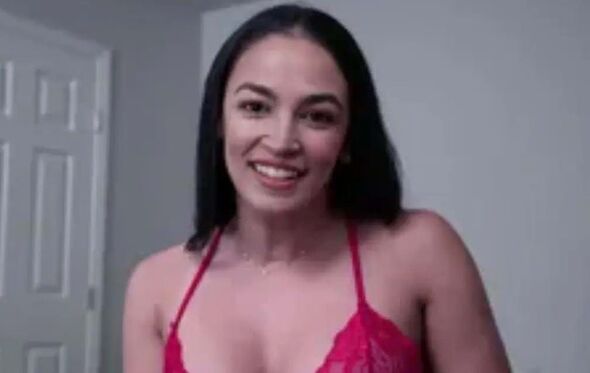 Imagem falsa de Alexandria Ocasio-Cortez