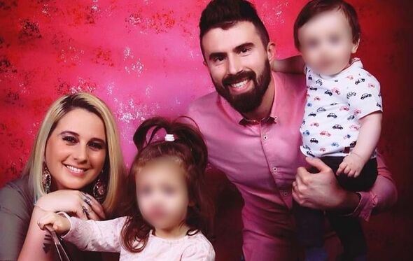 Daniela Pimenta e Mourato com os filhos mais velhos