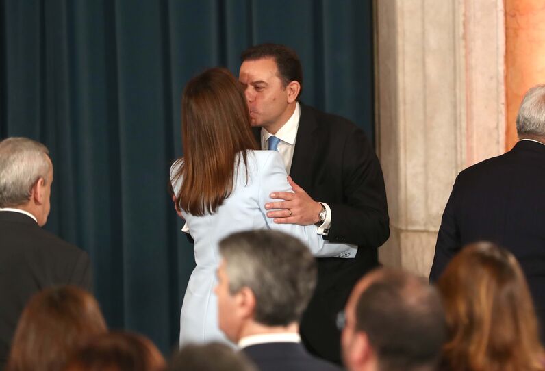 Carla e Luís Montenegro 