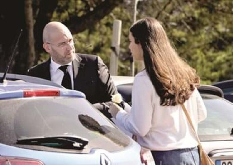 Passos Coelho com a filha mais nova