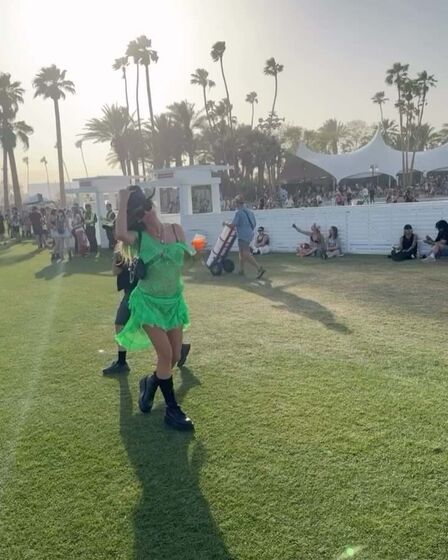 Heidi Klum no Coachella 