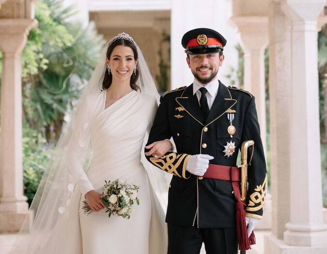 príncipe Hussein da Jordânia, princesa Rajwa