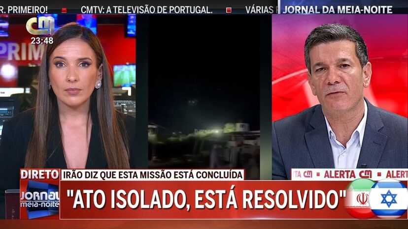 CMTV líder no dia do ataque a Israel
