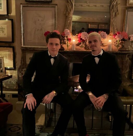 Brooklyn Beckham e Romeo Beckham