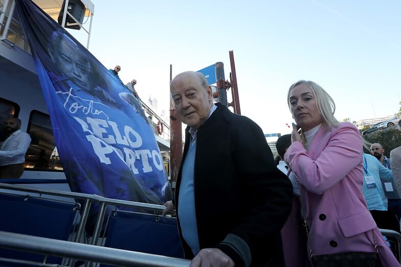 Pinto da Costa com a mulher, Cláudia Campo