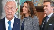 Marcelo Rebelo de Sousa, o filho, Nuno, e a nora, Juliana