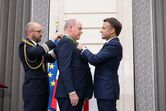 Emmanuel Macron e Alberto II