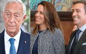Marcelo Rebelo de Sousa, o filho, Nuno, e a nora, Juliana