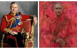 Inglaterra em polvorosa por causa do primeiro retrato oficial de Carlos III: "Irás para o inferno"