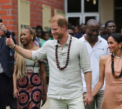 Depois de descobrir que tem ascendência nigeriana, Meghan Markle é homenageada de forma peculiar