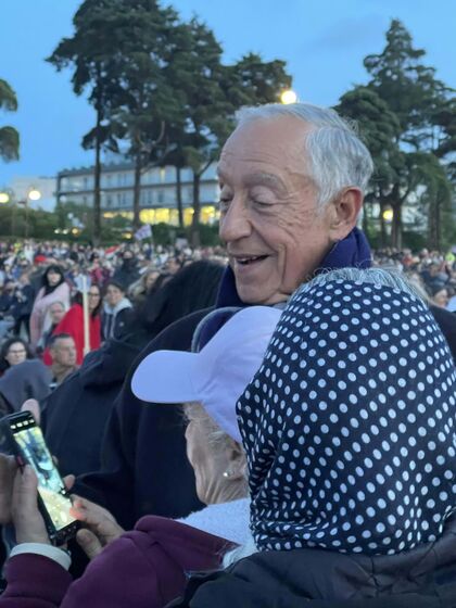 Marcelo Rebelo de Sousa, Presidente, Fátima, Procissão das velas