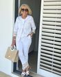 Tem mais de 50 anos e receia usar um look branco total? Arrisque… que vai adorar o resultado