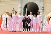 Alberto II, Charlene, mónaco, chama olímpica, filhos, jacques, gabriella