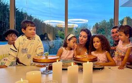 Festa a dobrar! Ronaldo e Georgina mostram as celebrações dos 7 anos dos gémeos