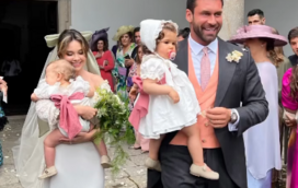 As imagens do casamento de Francisco Macau e Sara Calado