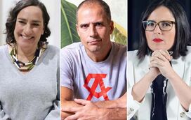 Maria Rueff, Ricardo Araújo Pereira e Joana Marques recebidos pelo Papa Francisco