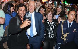 O rei do Rock. Marcelo Rebelo de Sousa tem banho de multidão e assiste a Ed Sheeran no Parque Tejo