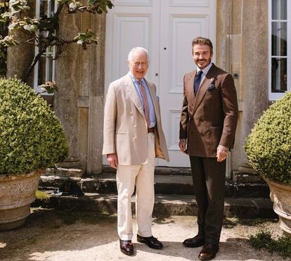 Carlos III nomeia David Beckham embaixador: 'Estou ansioso'