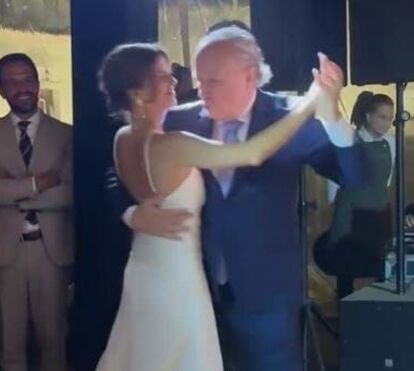 Radiante! Pedro Santana Lopes revela imagens do casamento da filha, Carolina, e mostra-se muito feliz