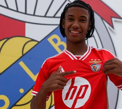 Filho de Yannick Djaló assina pelo Benfica e deixa elogios ao progenitor: 'O meu pai sempre foi uma pessoa que me aconselhou e ajudou'