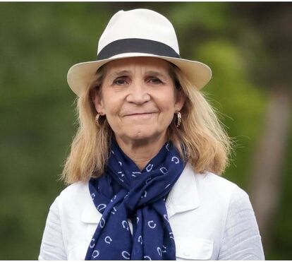 Infanta Elena horrorizada com as maneiras dos familiares da rainha Letizia à mesa