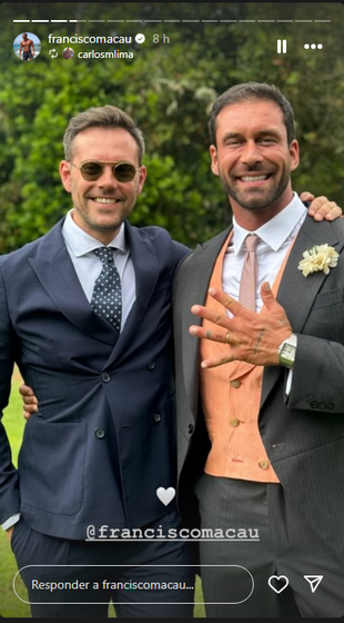 Francisco Macau, Sara Calado, casamento