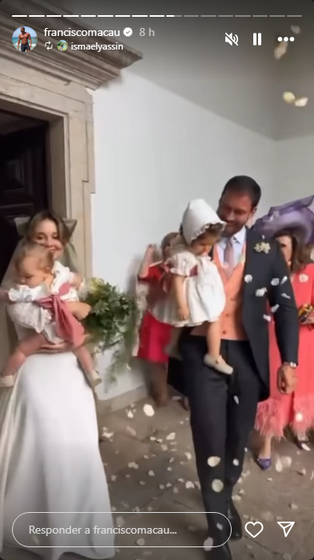 Francisco Macau, Sara Calado, casamento