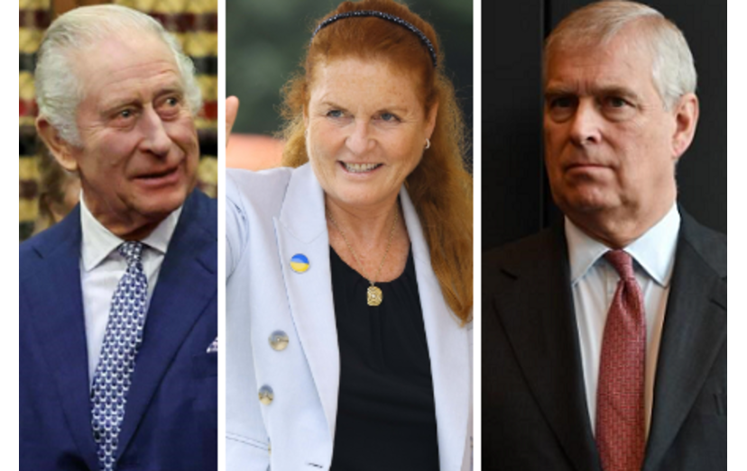príncipe andré, sarah ferguson, carlos iii