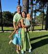 Laura Figueiredo, Mickael Carreira, filho Gabriel, filha Beatriz