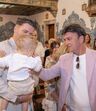 Batizado do filho de Mickael Carreira e Laura Figueiredo
