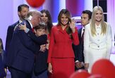 Melania, Ivanka e Trump