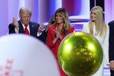 Melania, Ivanka e Trump