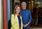 António Costa com a mulher, Fernanda Tadeu