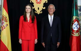 Momento histórico. Veja as imagens da princesa Leonor em Portugal