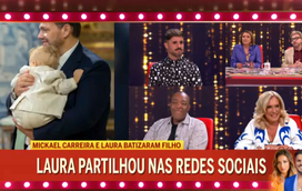 Novas revelações sobre batizado do filho de Mickael e Laura: “Estava lá a família Carreira toda”