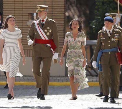 Coração de pai não aguenta. Felipe VI e a princesa Leonor protagonizam momento emotivo