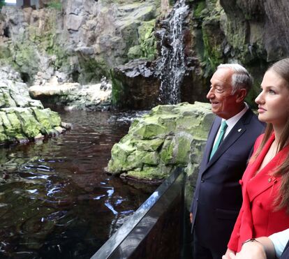 As imagens inéditas da futura rainha de Espanha, Leonor, ao Oceanário de Lisboa.