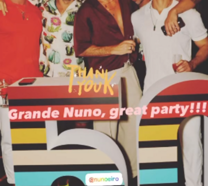 Nuno Eiró celebra 50 anos numa festa de arromba com muitas caras conhecidas da TV