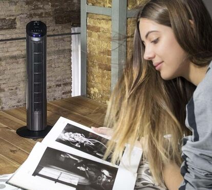 Que fresquinho! Conheça a torre de ventilação que importa ter em casa para refrescar durante o verão