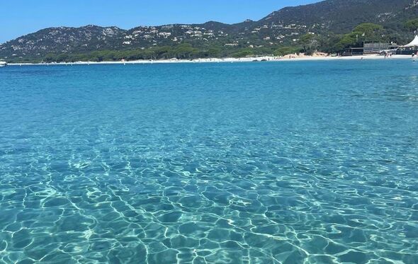 A praia de Palombaggia