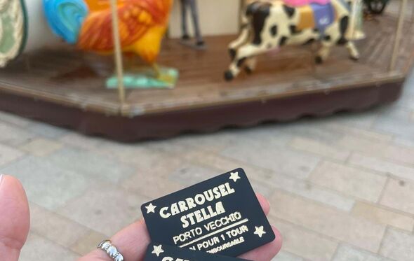 O famoso carrossel de Porto Vecchio