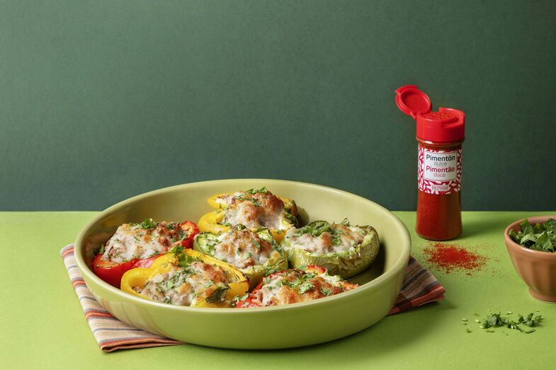 Pimentos com carne picada