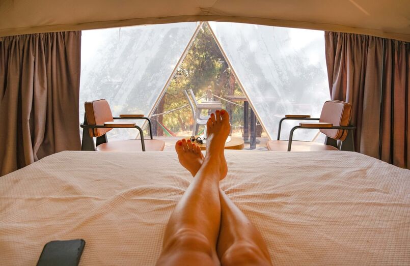glamping, camping, acampar, campismo de luxo