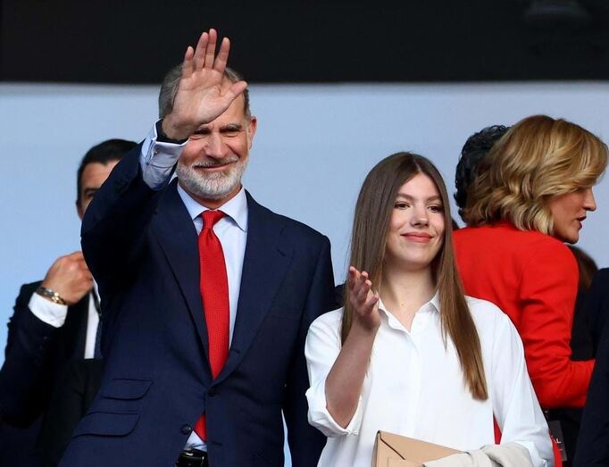 Rei Felipe VI e infanta Sofia