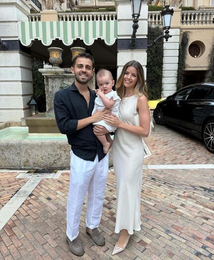 Bernardo Silva em família no Mónaco